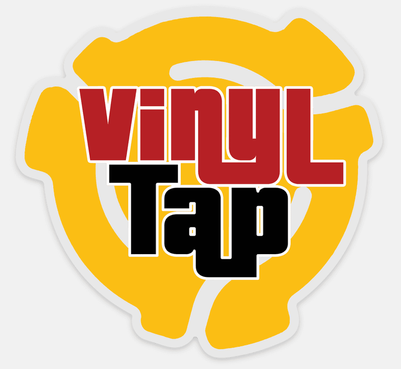 Clear Vinyl Tap 45 Adapter Sticker